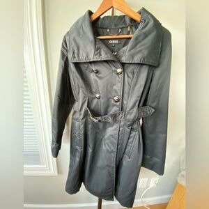 GUESS Double-Breasted Trench Coat